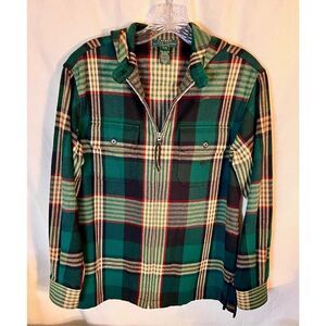 Ralph Lauren Hooded Zip Up Jacket Plaid Sz P/S